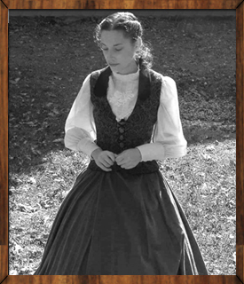 Bette Cassatt in costume