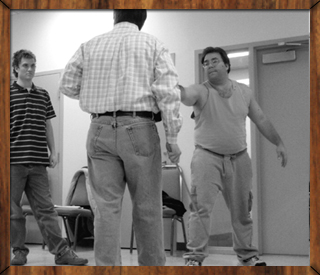 Dan Curran (awesome fighter) assisting Paul