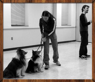 D'Artagnan and Aramis getting into position