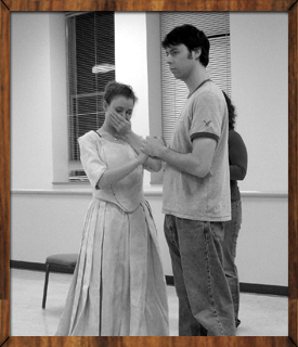Clementine and de Lanci: distraught